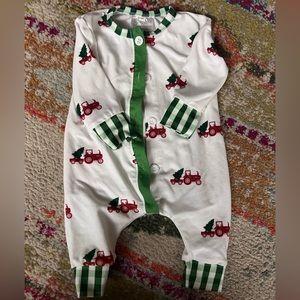 Christmas truck butt flap jammies